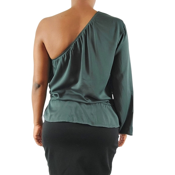 Cloth & Stone Green Evereve One Shoulder Blouse - Picture 8 of 10
